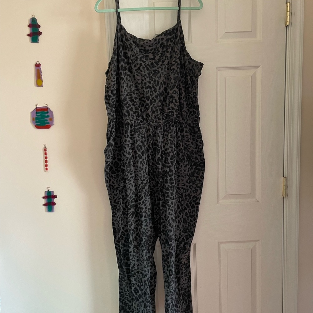 Leopard Print Jumpsuit